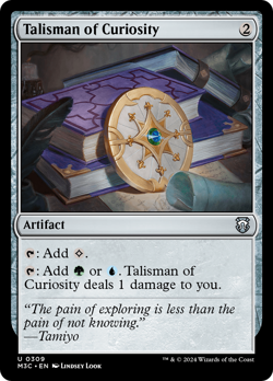 Talisman of Curiosity #309 | Near Mint | Modern Horizons 3 Commander Magic MTG - Image 1