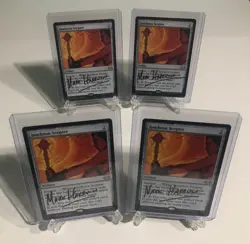 Isochron Scepter Signed by Artist Mark Harrison X4 Playset RARE MtG Magic - Image 1