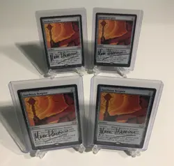 Isochron Scepter Signed by Artist Mark Harrison X4 Playset RARE MtG Magic - Image 2