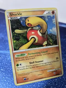 2010 SHUCKLE HGSS15 Heart Gold & Soul Silver Promos POKEMON Holo - Played/MP - Image 3
