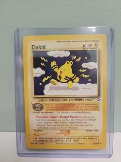 Pokemon TCG Elekid 22/111 Neo Genesis Unlimited MINT - Image 1
