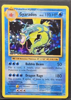 Gyarados Holo Rare 34/108 XY Evolutions Pokemon 2016 - Image 1
