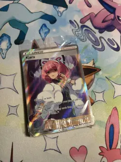 Pokemon TCG Klara SWSH Black Star Promo SWSH302 Holo Full Art Pack Sealed - Image 1