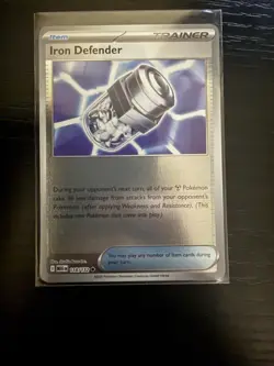 Iron Defender (Reverse Holo) 118/132 - Mega Evolution - Pokemon - NM/M English - Image 1