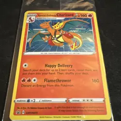 POKEMON SPECIAL DELIVERY CHARIZARD SWSH075 Sword & Shield Black Star Promo Seal - Image 4