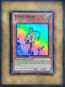 Yugioh Effect Veiler ORCS-ENSE1 Super Rare Limited Edition LP - Image 1