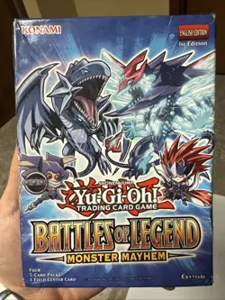 Yu-Gi-Oh Battles of Legend Monster Mayhem 1st Edition Box Set TCG Unopened - Image 1
