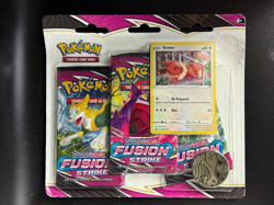 Pokemon Card - Fusion Strike - Sword & Shield - 3 Pack Blister Booster Pack New - Image 1