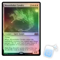 FOIL MOONSHAKER CAVALRY Wilds Of Eldraine WOE Magic MTG MINT CARD - Image 1