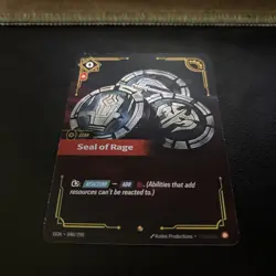 Seal of Rage 040/298 Epic Card Riftbound TCG Origins Mint FAST P&P - Image 1