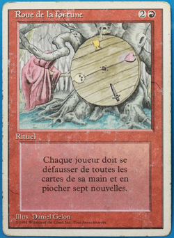 Wheel of Fortune (WB) Revised (FRENCH) HP/DAMAGED CARD (506224) ABUGames - Image 1