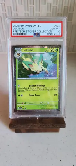 Leafeon 170 Sv: Scarlet & Violet Promo Cards Holo Gem Mint PSA 10 - Image 1