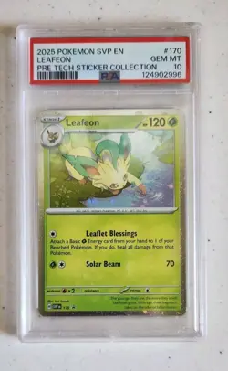 Leafeon 170 Sv: Scarlet & Violet Promo Cards Holo Gem Mint PSA 10 - Image 3