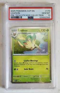 Leafeon 170 Sv: Scarlet & Violet Promo Cards Holo Gem Mint PSA 10 - Image 4