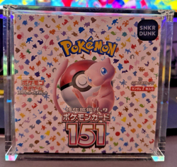 Pokemon Card 151 Booster Box sv2a Scarlet & Violet Sealed Japanese w/Case - Image 1