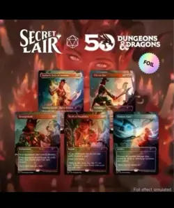 MTG Secret Lair Dungeons & Dragons: Karlach's Rage Foil Edition IN HAND - Image 2