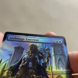 1xMTG Archmage Emeritus (Extended Art) Strixhaven: School of Mages Foil-MP - Image 2