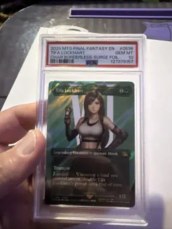 Tifa Lockhart (Borderless) Final Fantasy Surge Foil PSA 10 🔥 Magic - Image 5