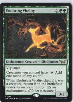 Enduring Vitality Duskmourn: House of Horror Regular - NM #176 MTG DSK - Image 1