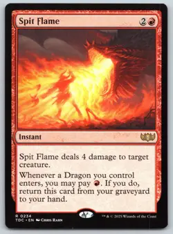 Spit Flame - Commander: Tarkir: Dragonstorm - MTG - Near Mint - Image 1