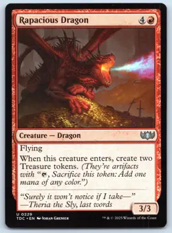 Rapacious Dragon - Commander: Tarkir: Dragonstorm - MTG - Near Mint - Image 1