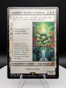 Summon: Knights of Round Mythic Regular: Final Fantasy MTG (NM) - Image 1