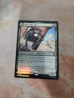 Miles Morales Foil Marvel's Spider-Man MTG NM - Image 1