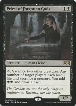 Priest of Forgotten Gods R Ravnica Allegiance 83 - LP MTG - Image 1