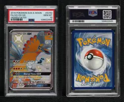 Shiny - Ho-Oh GX Pokemon Sun & Moon Hidden Fates Vault PSA 10 GEM MT - Image 3