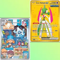 Lot Of 2 Pokemon Paradox Rift Hyper & Illustration Rares (MAIN PHOTO STOCK) - Image 1
