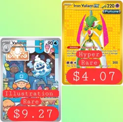 Lot Of 2 Pokemon Paradox Rift Hyper & Illustration Rares (MAIN PHOTO STOCK) - Image 3