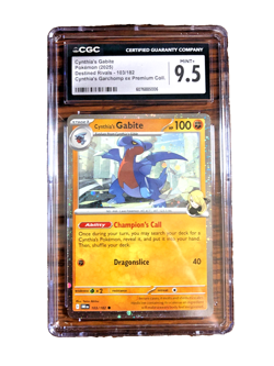 Cynthia's Gabite Cosmos Holo Promo #103 - CGC MINT+ 9.5 - 2025 - Pokemon TCG - Image 1