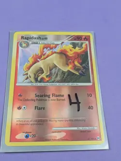 Rapidash - 47/99 - Uncommon Reverse Holo Arceus - Pokemon Card - NM - Image 3