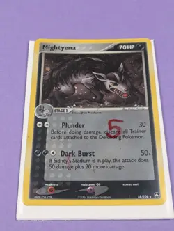 Mightyena - 18/108 - Rare Holo Power Keepers - Pokemon Card - NM - Image 3