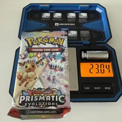 HEAVY 23.04g Prismatic Evolutions Booster Pack GOD PACKU Pokemon TCG - Image 1
