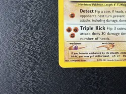 Pokemon TCG Hitmontop Neo Discovery Unlimited Holo Rare 3/75 LP- - Image 4