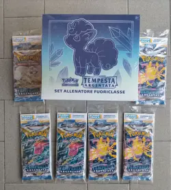 POKEMON Spada e Scudo TEMPESTA ARGENTATA ETB ITA. SEALED+6 PACCHETTI SIGILLATI - Image 1