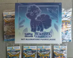 POKEMON Spada e Scudo TEMPESTA ARGENTATA ETB ITA. SEALED+6 PACCHETTI SIGILLATI - Image 2