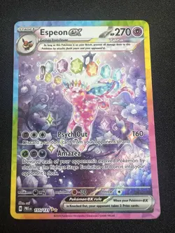 Espeon ex 155/131 Sv: Prismatic Evolutions Holo Pokemon TCG SIR Near Mint NM - Image 1