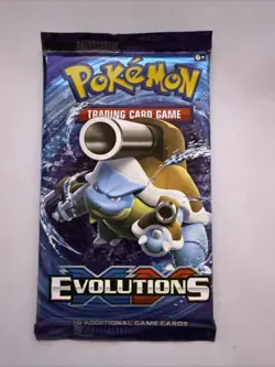 2016 | Pokemon: XY Evolutions Booster Pack | Blastoise Art | Factory Sealed - Image 1