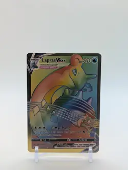 LAPRAS VMAX 203/202🔥GOLD FOIL Collectible🔥Rainbow🔥Sword & Shield🔥Pokemon🔥 - Image 1