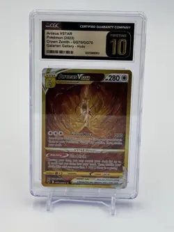 Pokemon English Arceus VSTAR GG70/GG70 2023 Crown Zenith GG CGC PRISTINE 10 - Image 1