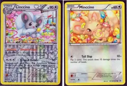 2013 POKEMON 2 Legendary Treasures RADIANT Collection -CINCCINO & MINCCINO (CM1) - Image 1
