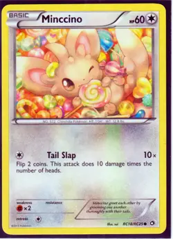 2013 POKEMON 2 Legendary Treasures RADIANT Collection -CINCCINO & MINCCINO (CM1) - Image 4