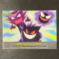 2000 Topps Pokemon TV Animation Edition #EP22 The Tower of Terror Blue Logo NMMT - Image 1