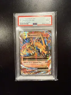 Pokemon Mega M CHARIZARD EX 13/108 XY Evolutions Holo Ultra Rare PSA 9 - Image 1