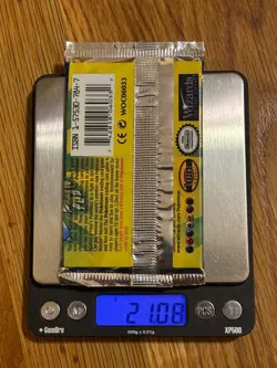 Heavy Pokemon Base Set Factory Sealed Booster Pack 21.05 Grams Auction - Image 2