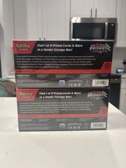 LOT OF 2 - Pokemon TCG Scarlet & Violet Prismatic Evolutions Surprise Box Sealed - Image 2