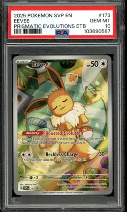 Eevee 173 - PSA 10 - 2025 Pokemon SVP EN #173 - Gem Mint 10 - Image 1
