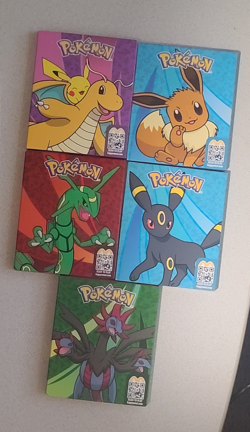 5 Pokemon McDonalds Dragon Discovery Pack Happy Meal Toy 2024 - Image 1